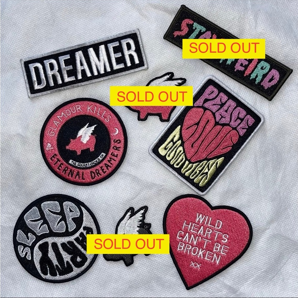 IRON ON PATCHES (FREE SHIPPING, MSG TO ORDER)